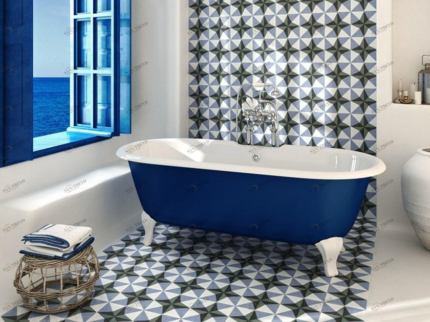 Devon&Devon Настенная / напольная плитка из керамогранита с эффектом энкаустики Surface sun-id-1404539