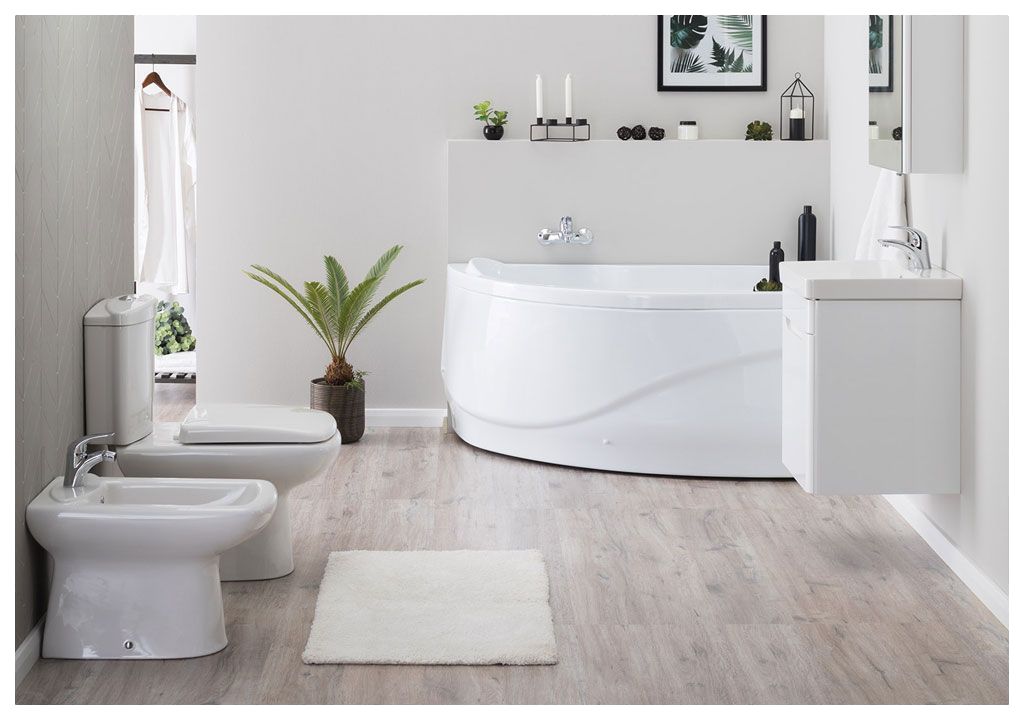 Акриловая ванна Aquanet Graciosa 150x90 R (каркас + смеситель Aquanet Practic 2 AF111-63B) 002039410017916200216780 - Вид №7