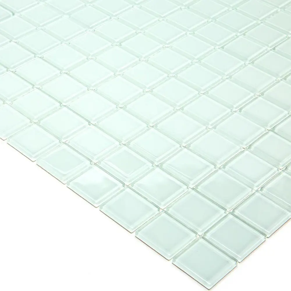 Мозаика стеклянная Natural A-055 30x30 см цвет белый Santreyd STLM-2092390 - Вид №1