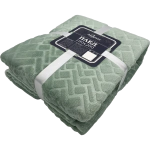 Плед Ardenza Arce 180х200 см фланель цвет светло-зеленый