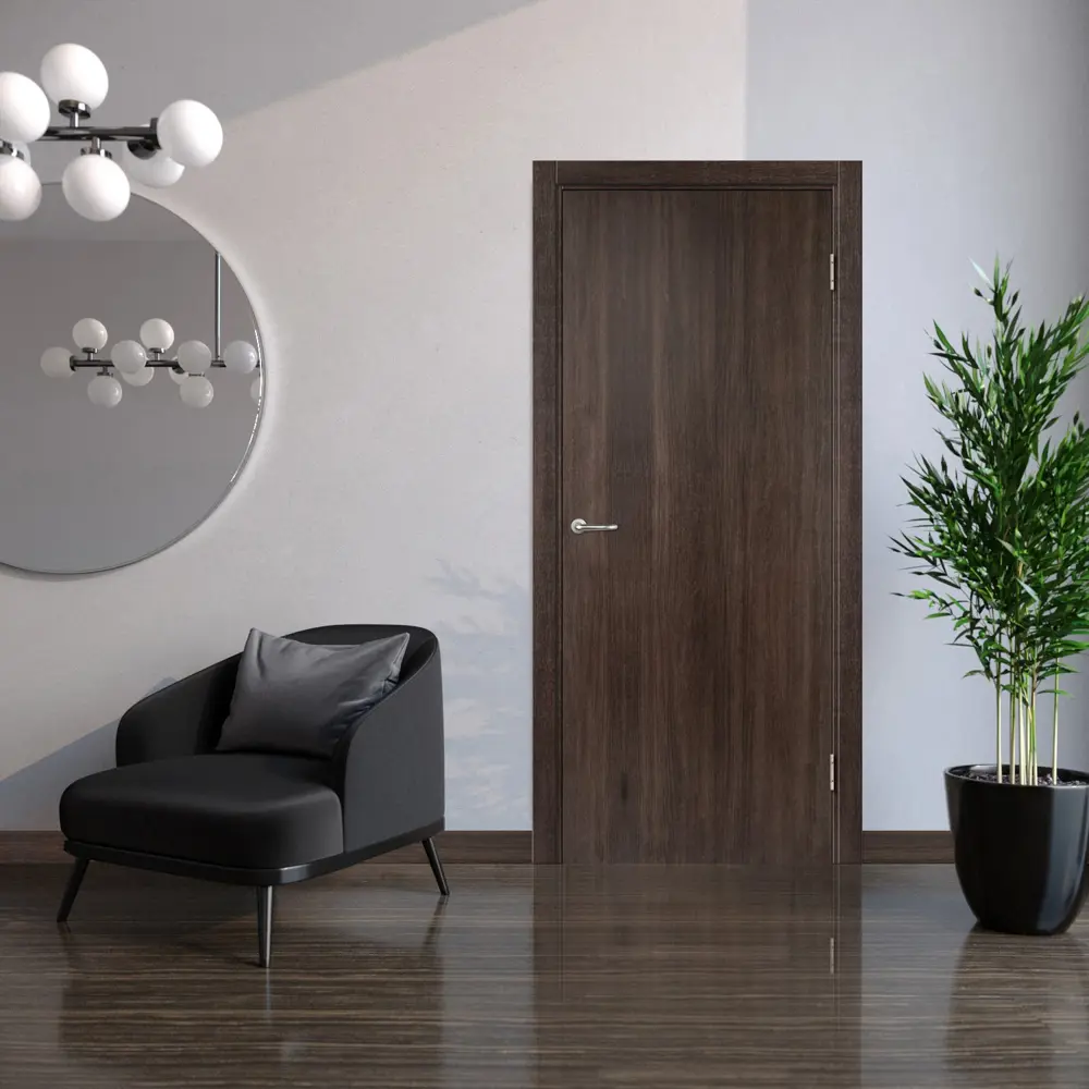 Дверь межкомнатная глухая Мирра 90x200 см Hardflex цвет дуб кастелло с замком и петлями 85546874 STLM-2154647 МАРИО РИОЛИ  - Вид №7