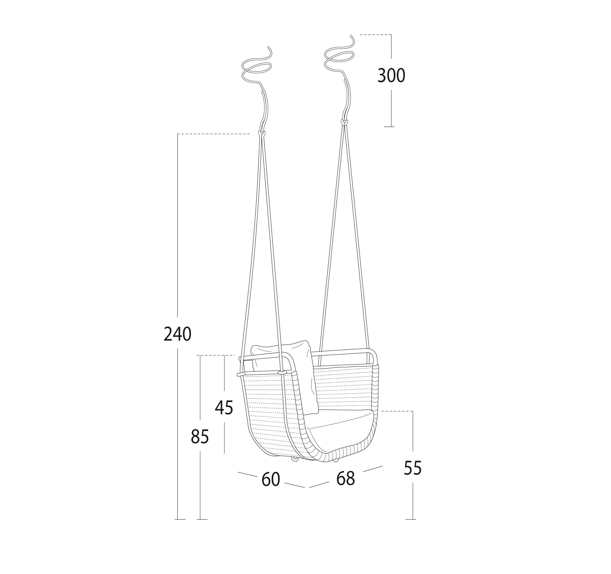 Алюминиевое подвесное сиденье Roberti ARCH-00063281 - Вид №4