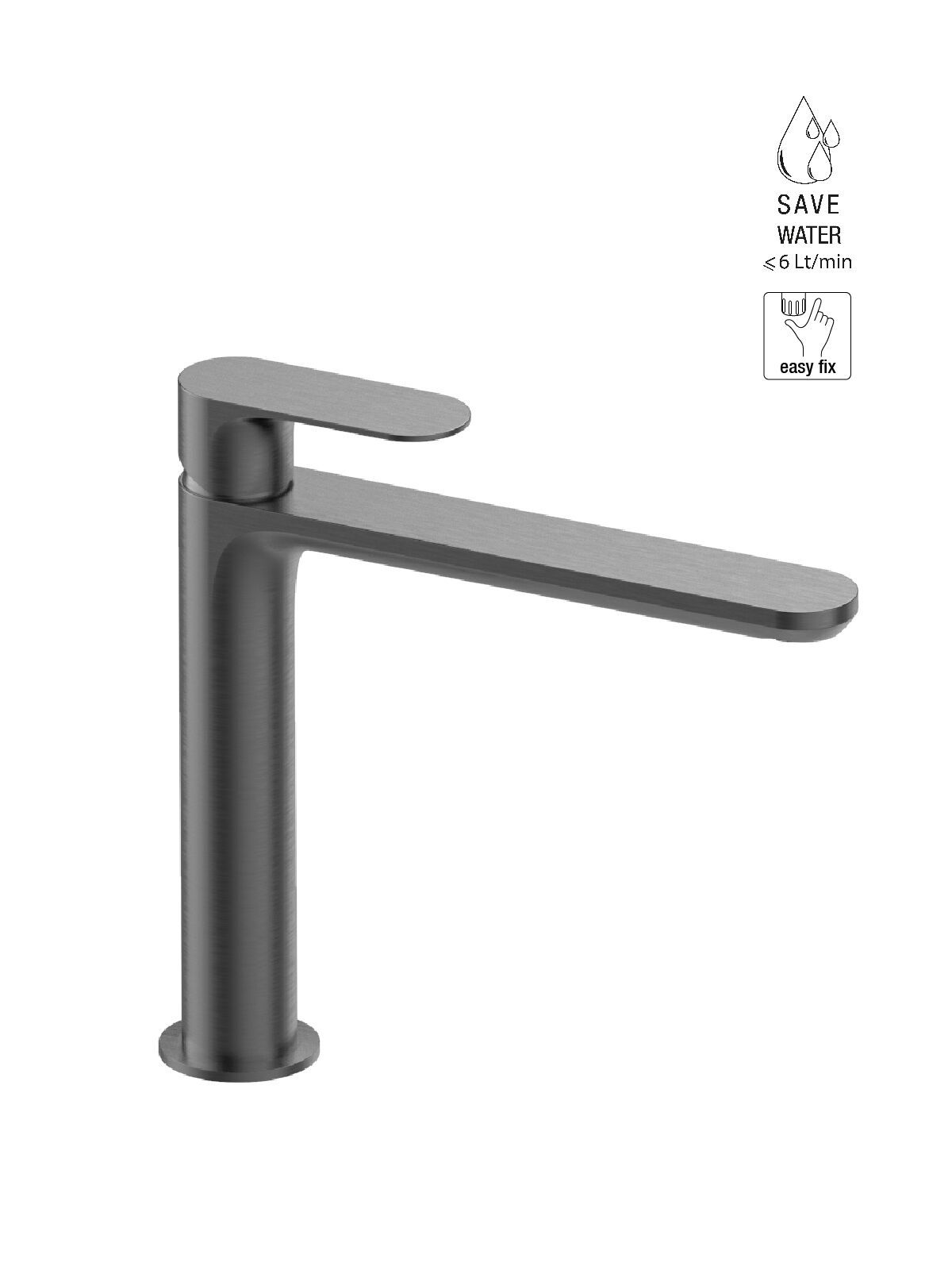 Смеситель для раковины с одним отверстием без слива Rubinetterie Frattini Lea ARCH-00148835 - Вид №8