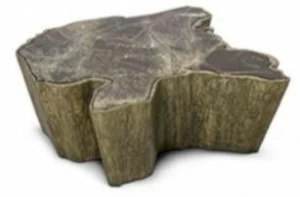 BRABBU Низкий металлический журнальный столик с мраморной столешницей