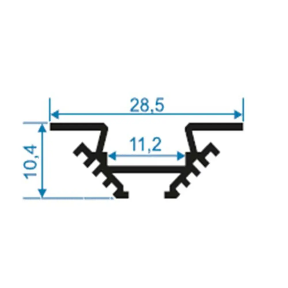 Профиль для светодиодной ленты угловой 2 м APEYRON STLM-2093136 - Вид №5