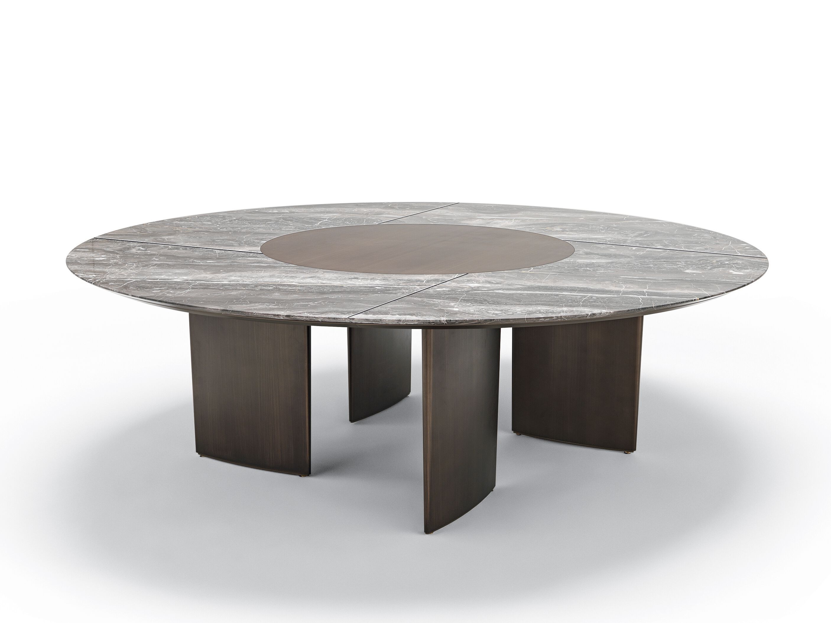 Круглый мраморный стол с Lazy Susan MisuraEmme ALA NEW ARCH-00120208 - Вид №1