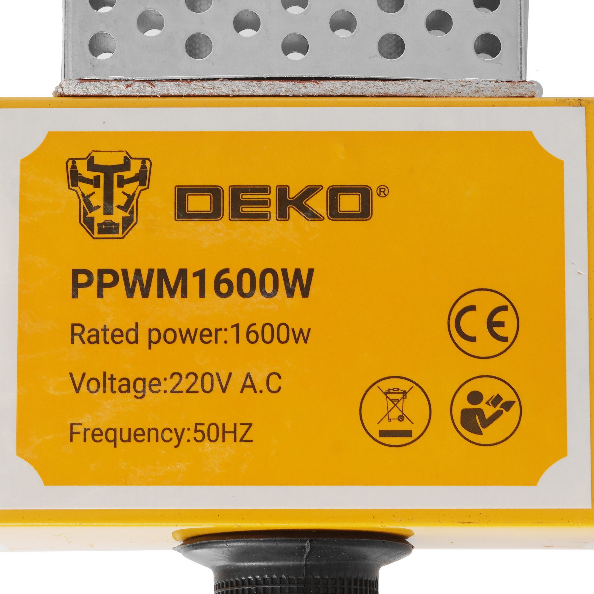 Сварочный аппарат для полипропиленовых труб DEKO PPWM1600W 5445700 STDN-0109318 - Вид №4