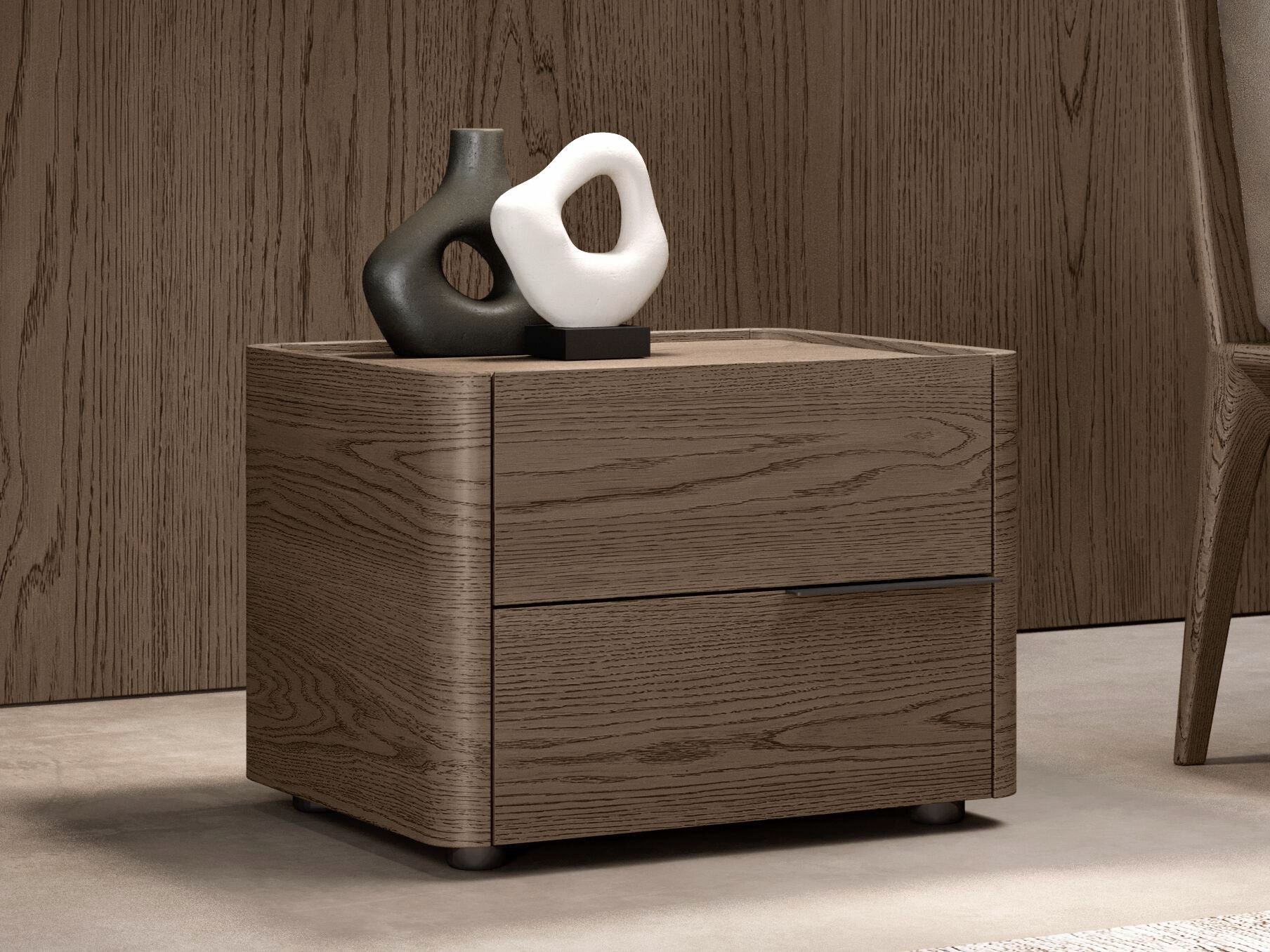 Деревянная тумбочка с ящиками Olivieri Женева ARCH-00021771