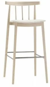 Andreu World Табурет из бука со встроенной подушкой и подставкой для ног Smile Bq0328-bq0347