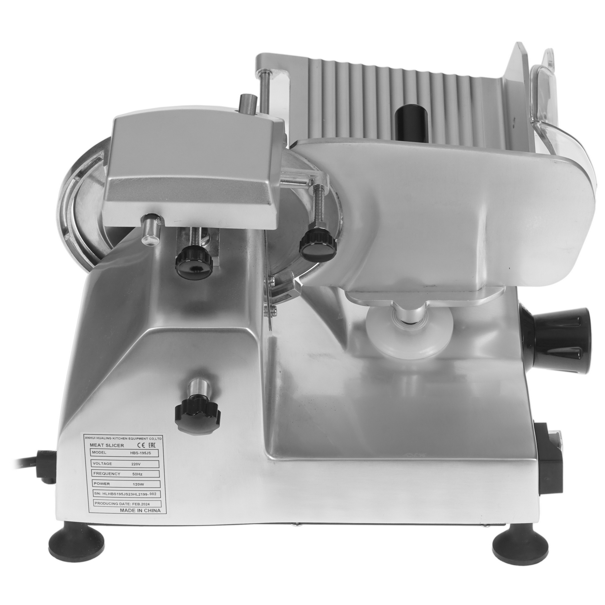 9076788 Ломтерезка Viatto HBS-195JS серебристый STDN-0048892 - Вид №5