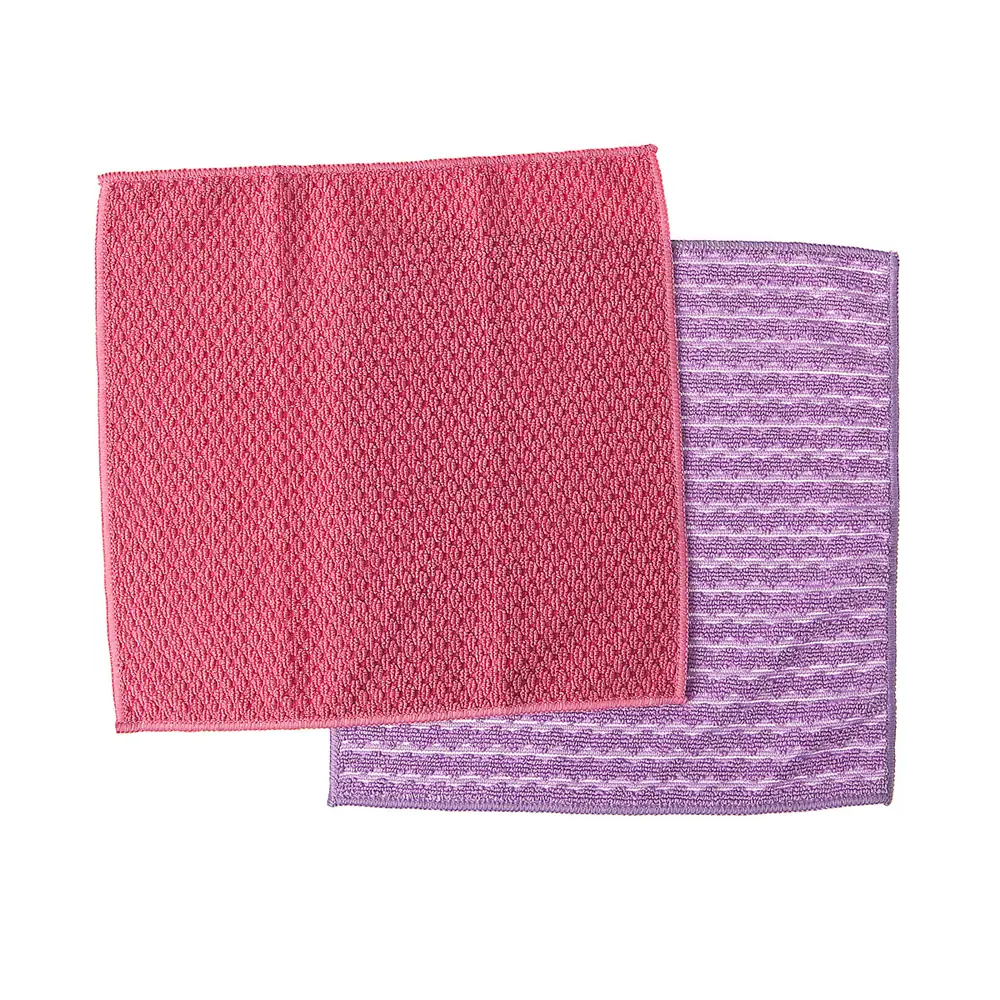 Салфетки для уборки YOU'LL LOVE Estetic - фиолетовые микрофибровые 2 шт 84922244 STLM-0057203 - Вид №5