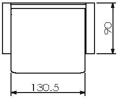 30041A Бумагодержатель подвесной цвет хром LANGBERGER VICO - Вид №2