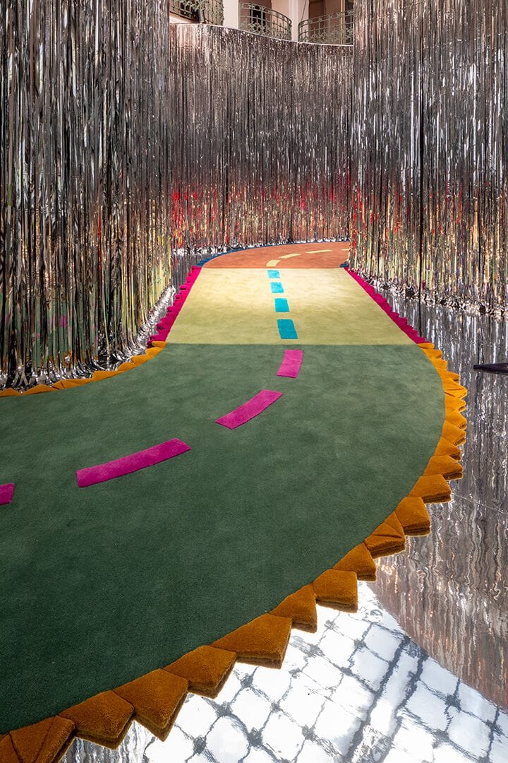 Шерстяной ковер ручной работы Poltronova шоссе ARCH-00002229 - Вид №1