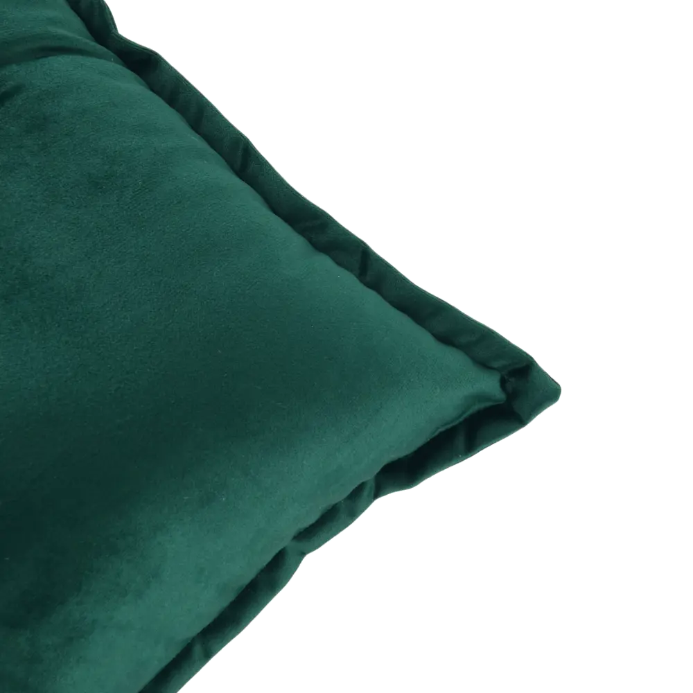 Подушка с пуговицей Бархат 43x43 см цвет изумруд LINEN WAY STLM-2210831 - Вид №2