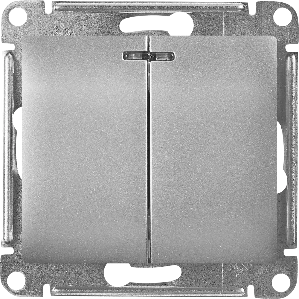 Schneider Electric Glossa — выключатель трёхпозиционный в алюминиевом исполнении 86710475 STLM-0070845 - Вид №1