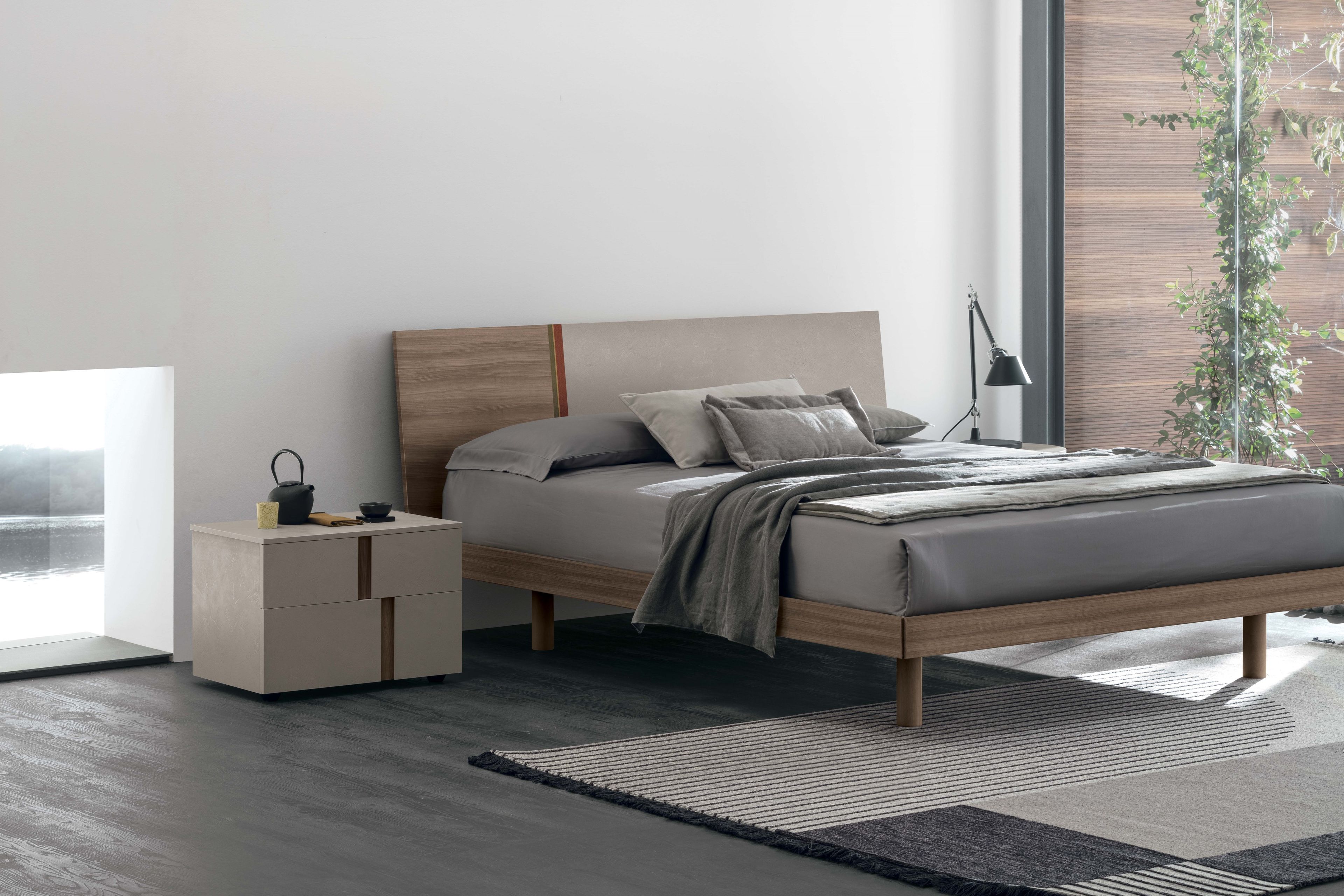 Деревянная двуспальная кровать TOMASELLA KEN ARCH-00126039 - Вид №2