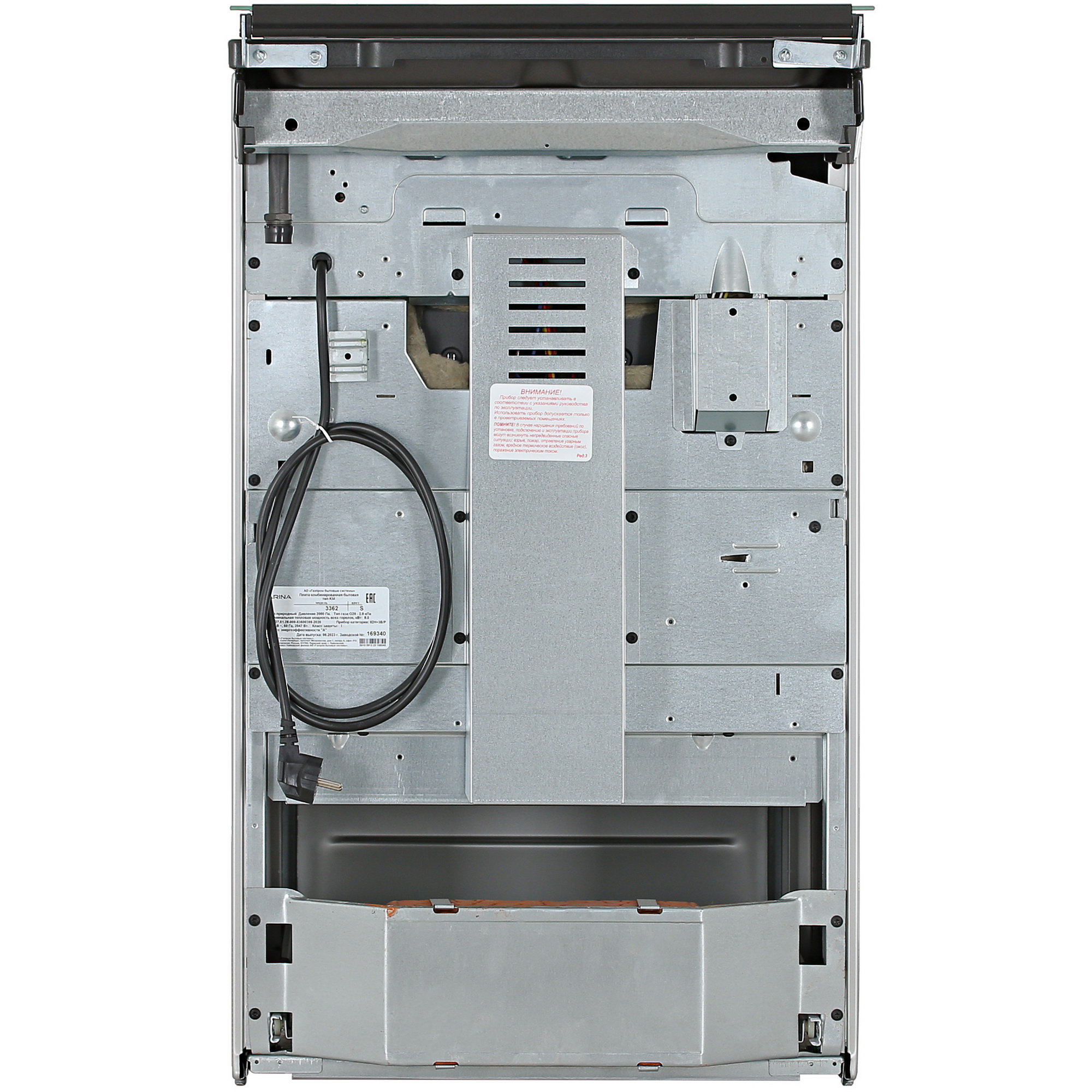 9000587 Комбинированная плита DARINA 3362 S серебристый STDN-0096845 - Вид №9