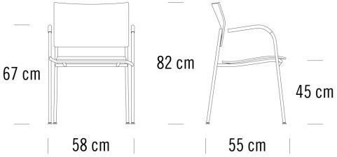 Thonet Стул из полипропилена штабелируемый с подлокотниками S 360 sun-id-1345292 - Вид №8