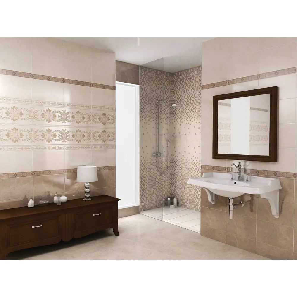 Плитка настенная Kerama Marazzi Мармион 25x40 см 1.1 м² цвет серый STLM-2060743 - Вид №1