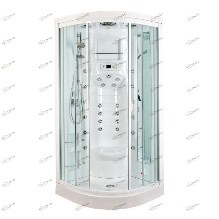 Душевая кабина Aquanet Fiji 95x95 с паром, прозрачное стекло 172258