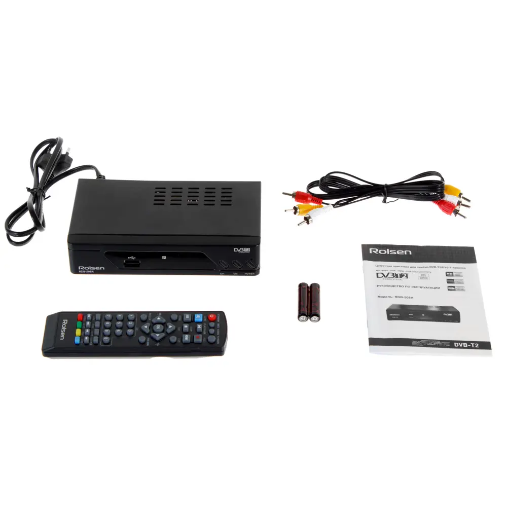 Ресивер Rolsen RDB-508А, DVB-T2 Santreyd STLM-2046520 - Вид №4