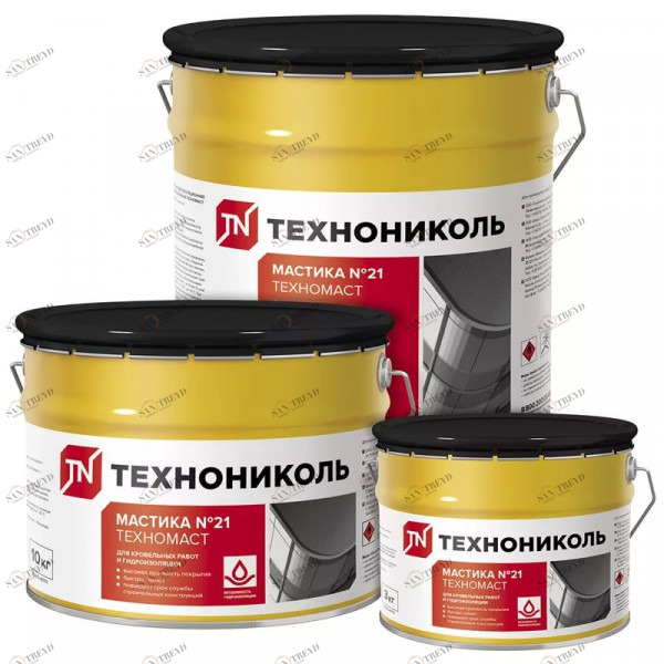 Мастика Технониколь Техномаст №21 20кг кровельная ТеноНиколь 13780