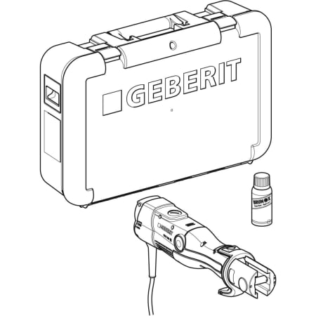 691.214.P2.1 Прессовый инструмент Geberit ECO 203 [2], в футляре Geberit  - Вид №1