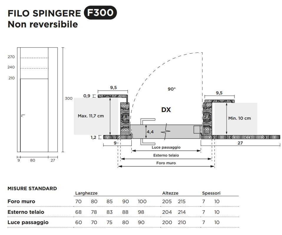 Распашная дверь с выдвижными петлями Venus Design Вера ARCH-00037268 - Вид №5