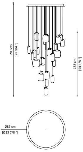 Paolo Castelli Подвесной светильник ручной работы из муранского стекла sun-id-1370882 - Вид №11
