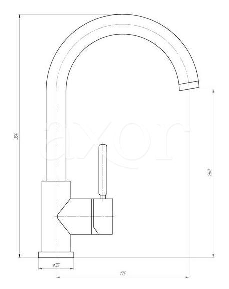 Смеситель MIGLIORE Fortis ML.CUC-5282.CR для кухни  - Вид №1