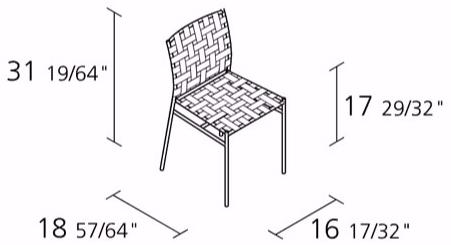 Alias Штабелируемый стул Tagliatelle sun-id-1417739 - Вид №3