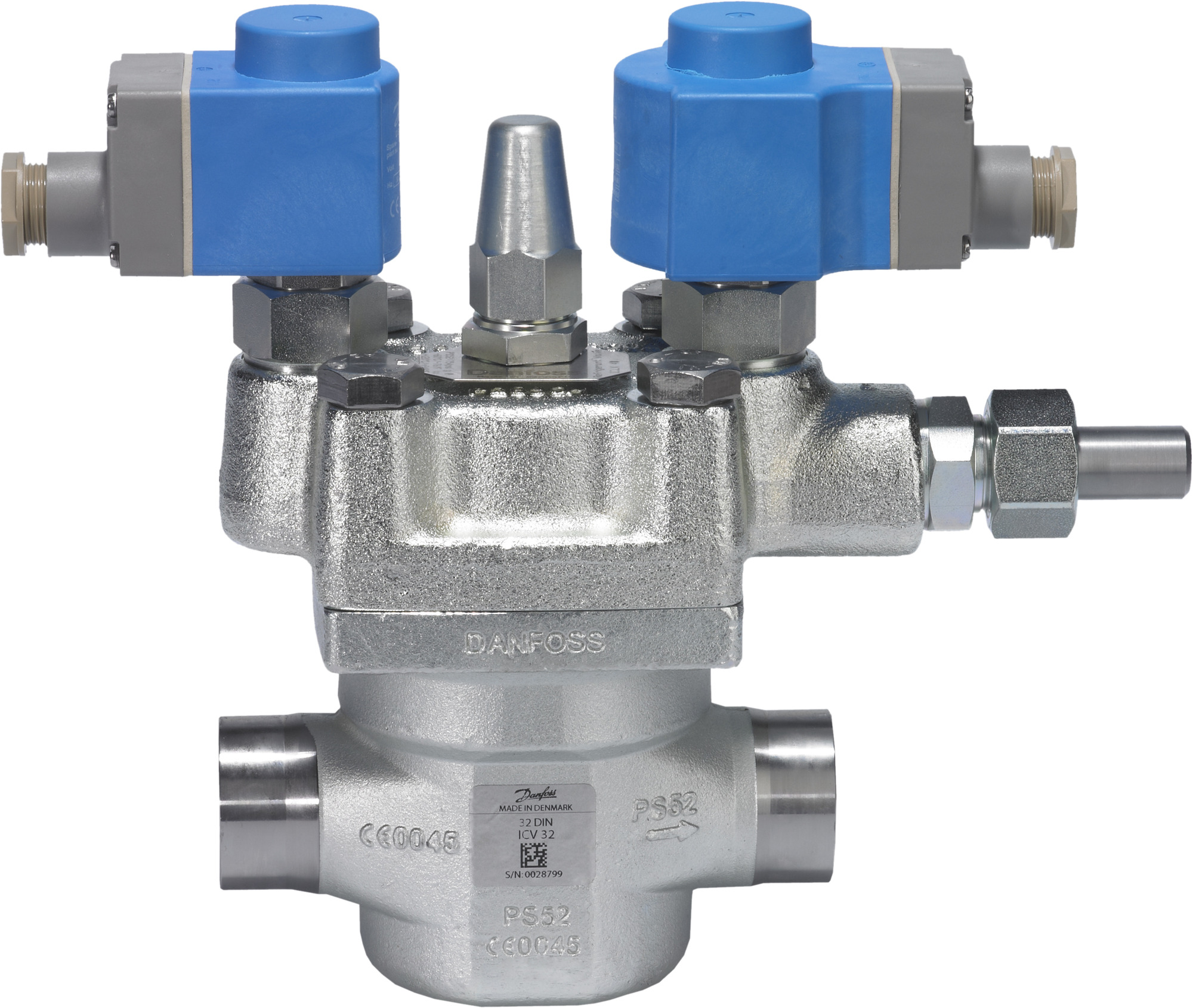 Danfoss ICLX — двухступенчатые клапаны ICLX 32 (D 32) Клапан соленоидный 027H3040  - Вид №1