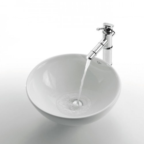 KCV-141 Накладная раковина на столешницу  прямоугольная Krausru  - Вид №5