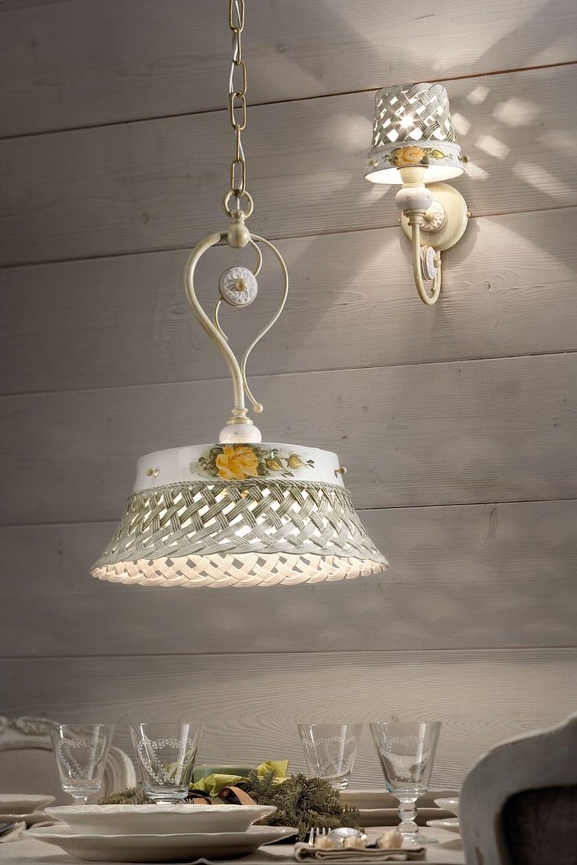 FERROLUCE Подвесной светильник из керамики Verona C1223 - Вид №1