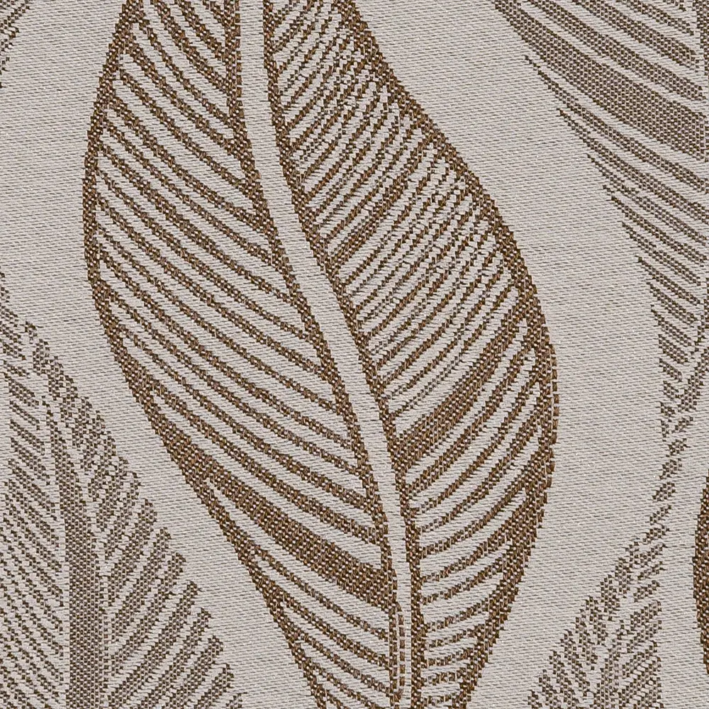 Штора на ленте «Листья» 160х260 см цвет коричневый WITERRA STLM-2209845 - Вид №2