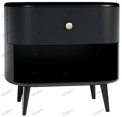 Jetclass Лаковая прикроватная тумбочка из мдф с ящиками Oxford Jox107a