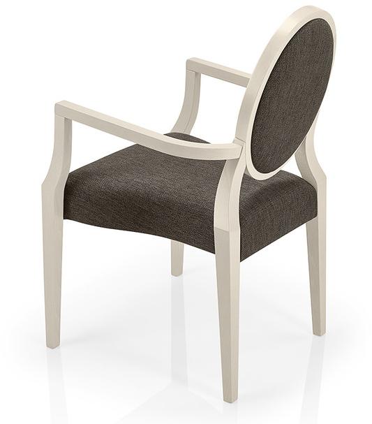JMS Штабелируемый тканевый стул с подлокотниками Monolisa M446ce - Вид №1