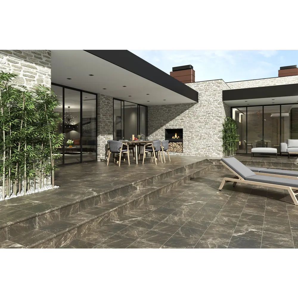 Santreyd Nevada Emperador - керамогранитная плитка 33×33 см для интерьера и экстерьера 88945117 STLM-0945866 - Вид №3