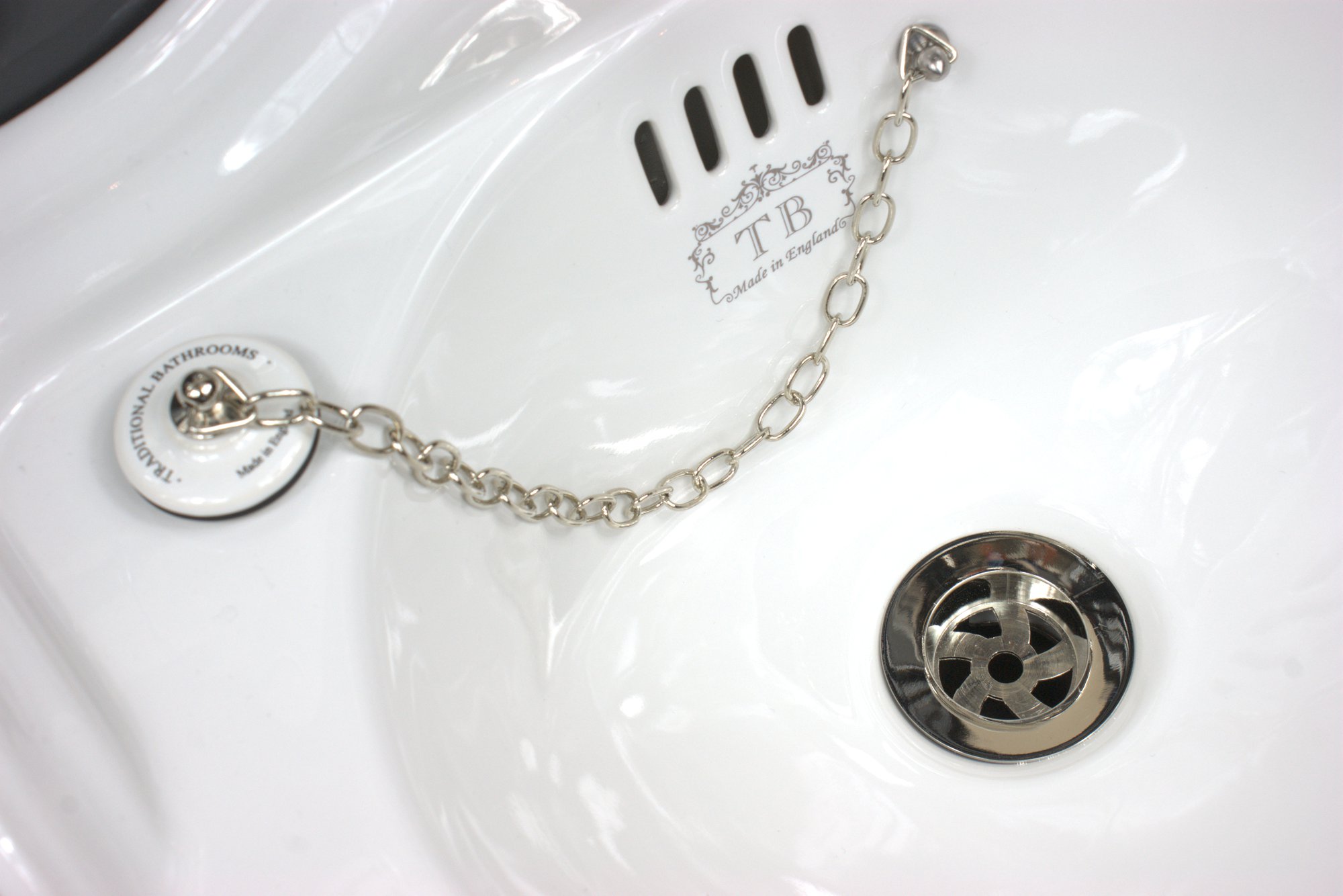 Cs-ch-042 Подвесная раковина настенная овальная Traditional Bathrooms Richmond белая - Вид №1