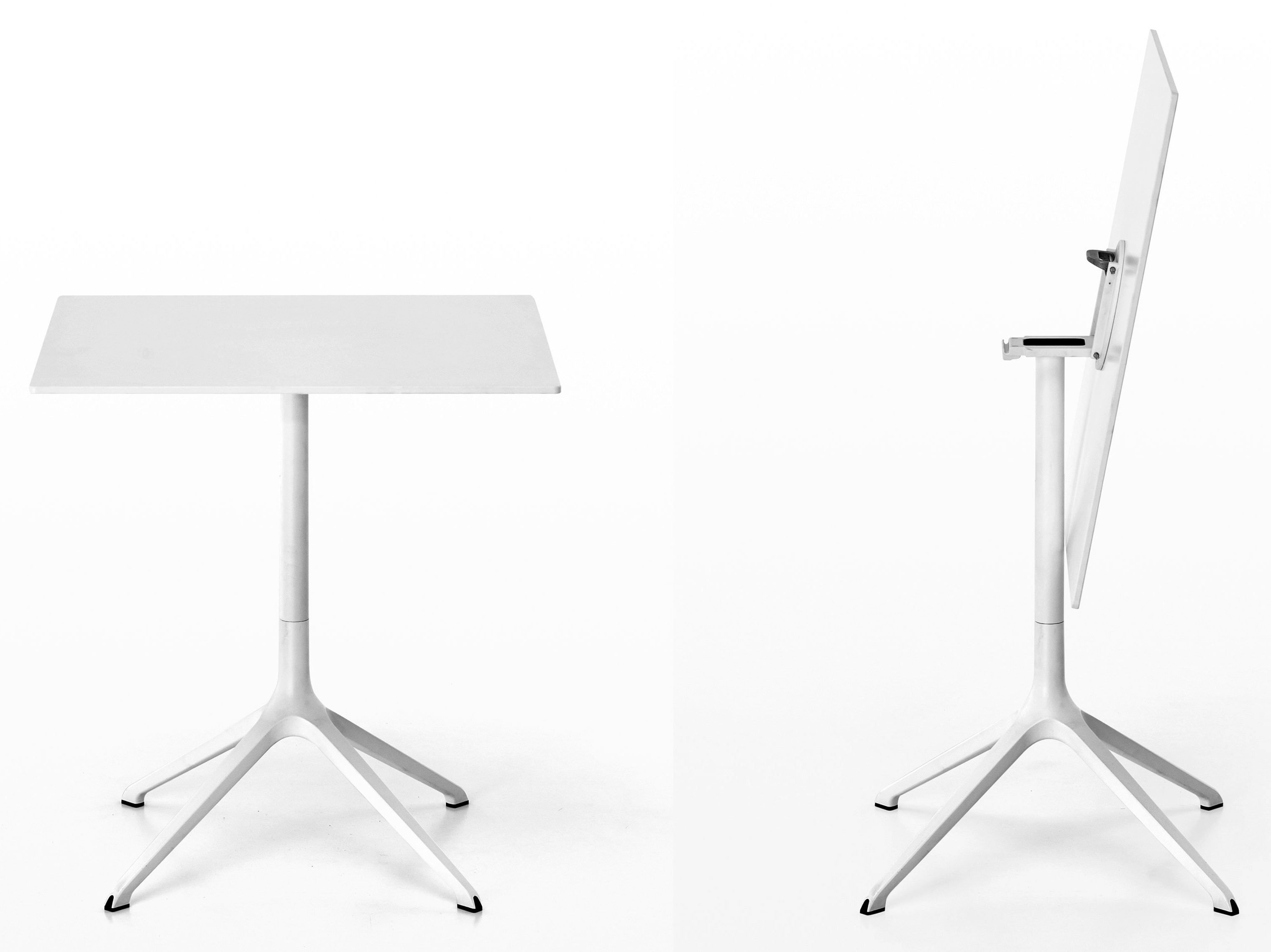 Квадратный стол с откидным верхом из литого алюминия Kristalia ARCH-00078019