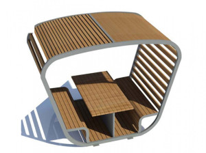 14414 ОРБИТА Lock 01, беседка парковая LAB.Space