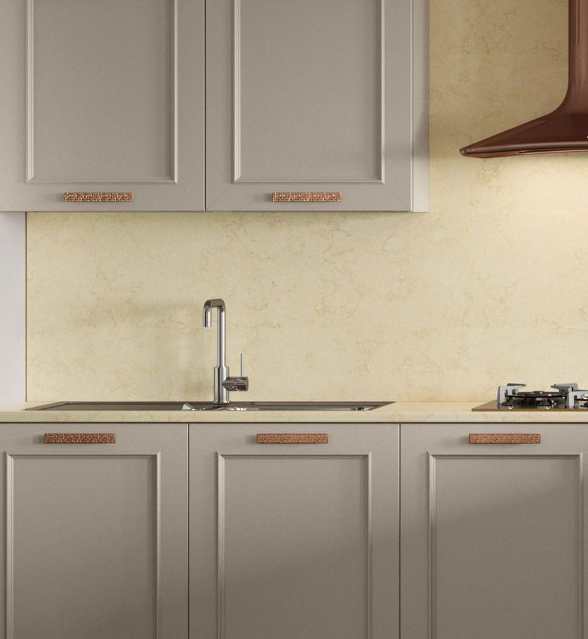 Febal Casa Кухня из лакированной древесины с ручками с полуостровом sun-id-1447476 - Вид №9