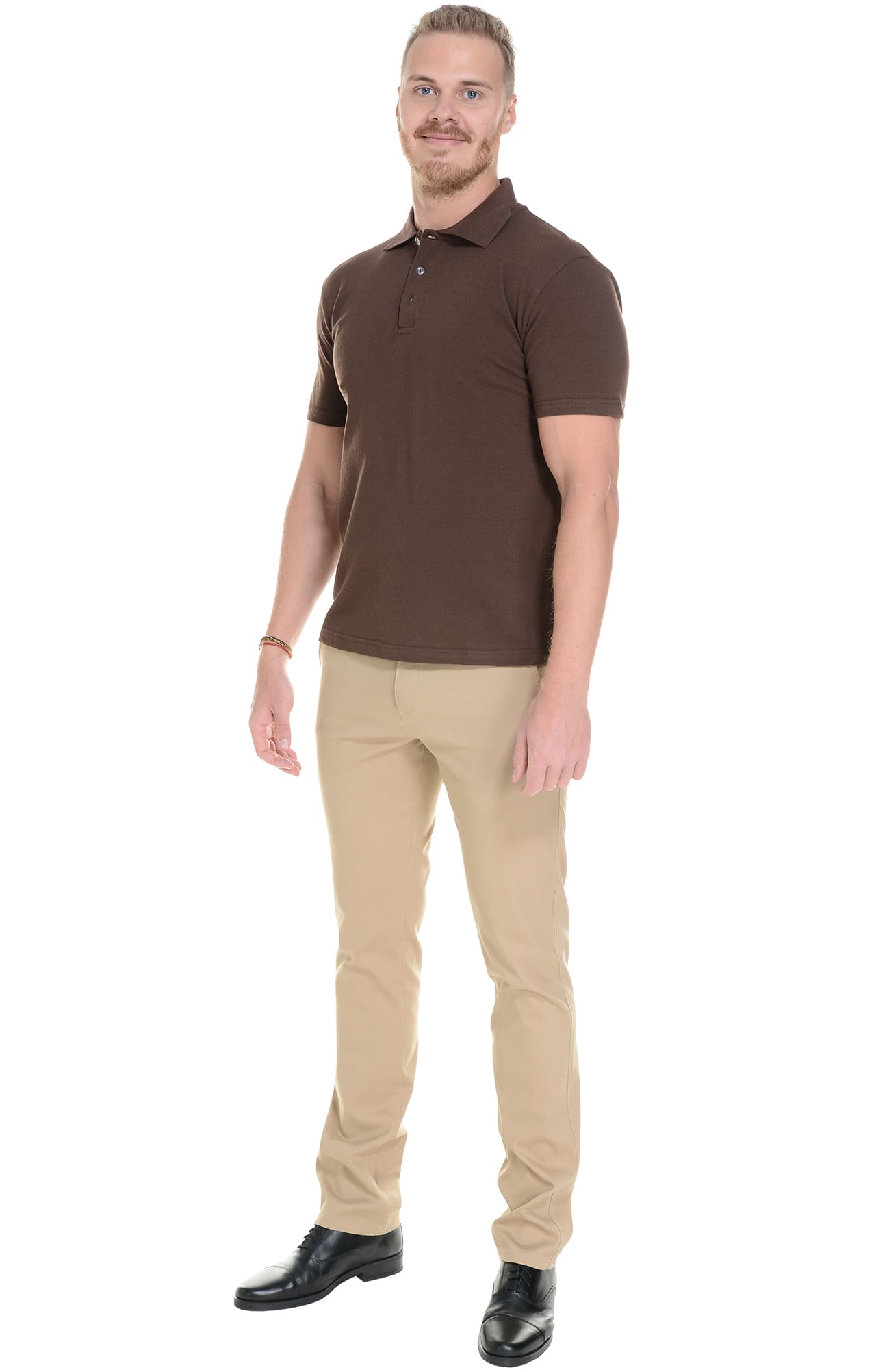 68262 Брюки  мужские beige (бежевые) El-Risto  Одежда для официантов  размер 50/182-188  - Вид №6