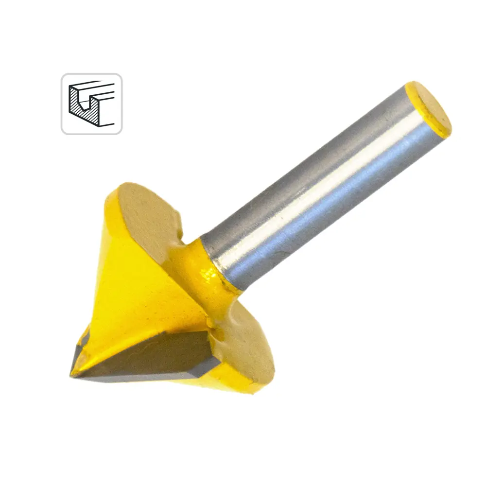 Фреза пазовая V-образная VIRA для декоративной обработки дерева 83973096 STLM-0045646