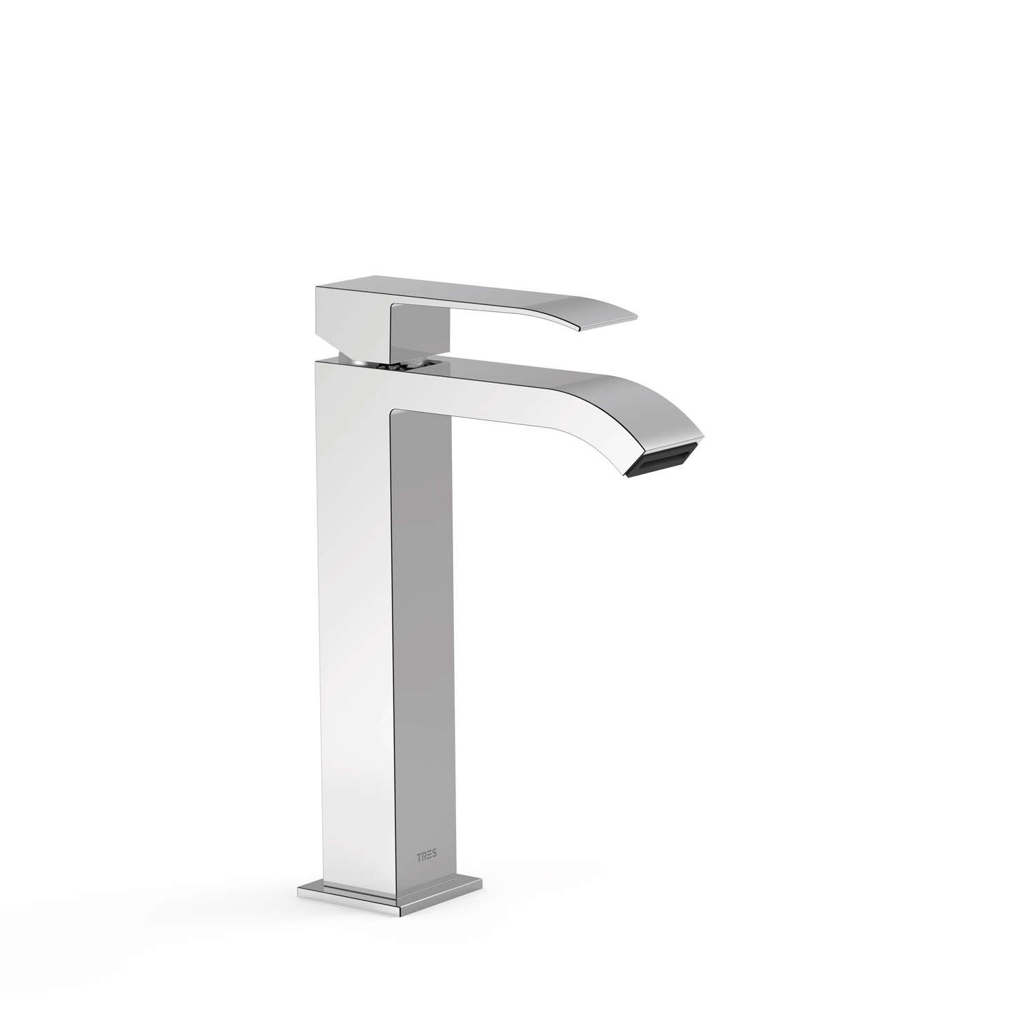 Смеситель для умывальника CUADRO High с одной ручкой-00661001 TRES 