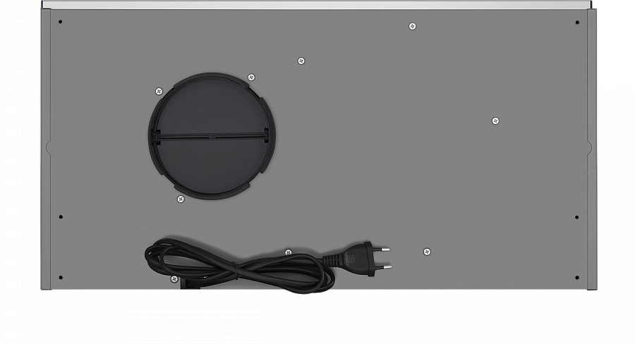 VS LIGHT 50 INOX Вытяжка vs light 50 ""нержавейка""/ • тип: встраиваемая • цвет: нержавейка • управление: колыбельное • ширина, мм: 500 • полная потребляемая мощность, вт: 140• количество скоростей: 2 • максимальная производительность, м3/ч: 480• диаметр Santreyd  - Вид №6