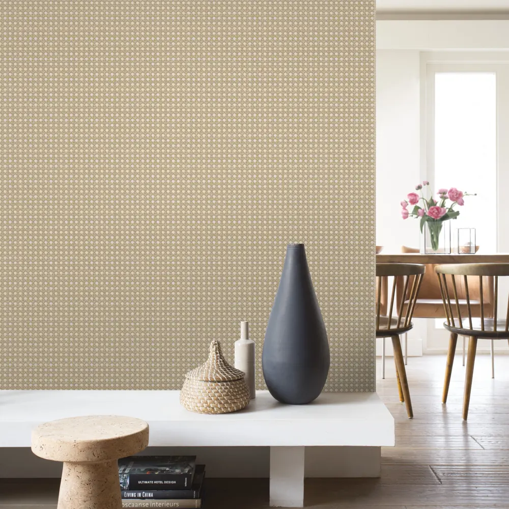 Обои флизелиновые Rasch Lazy Sunday бежевые 0.53 м 401301 STLM-2076133 - Вид №2