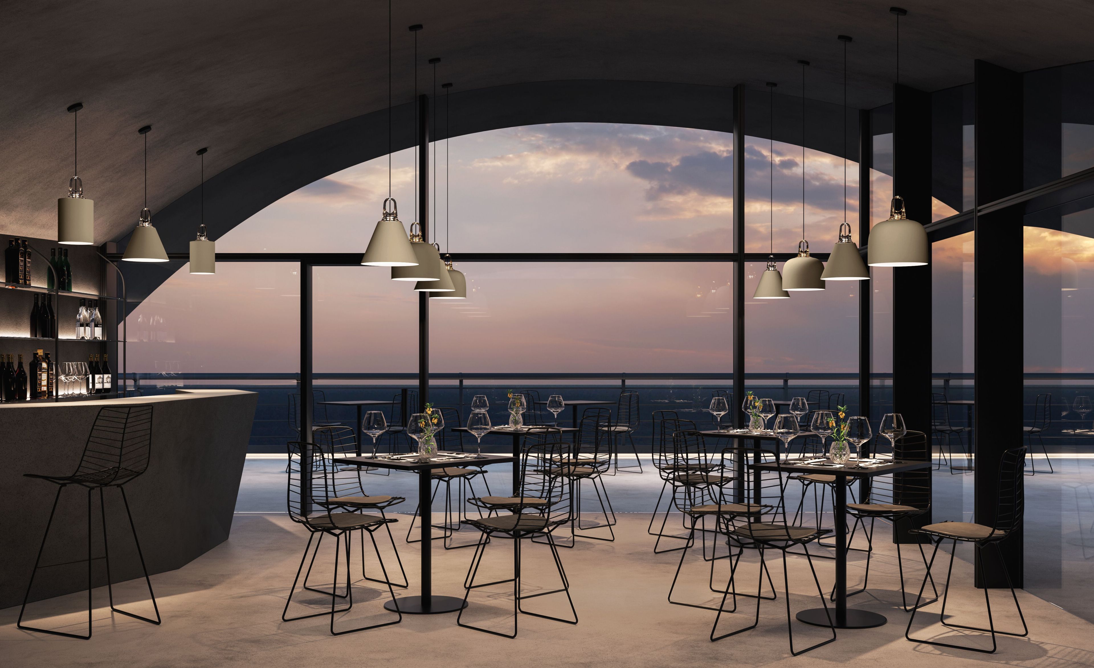 Металлический светодиодный подвесной светильник Lodes Джим ARCH-00077090 - Вид №2