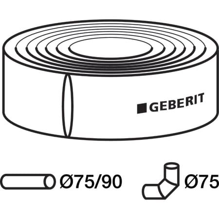 307.921.00.1 Звукоизолирующий рукав Geberit из ПЭ Geberit  - Вид №4