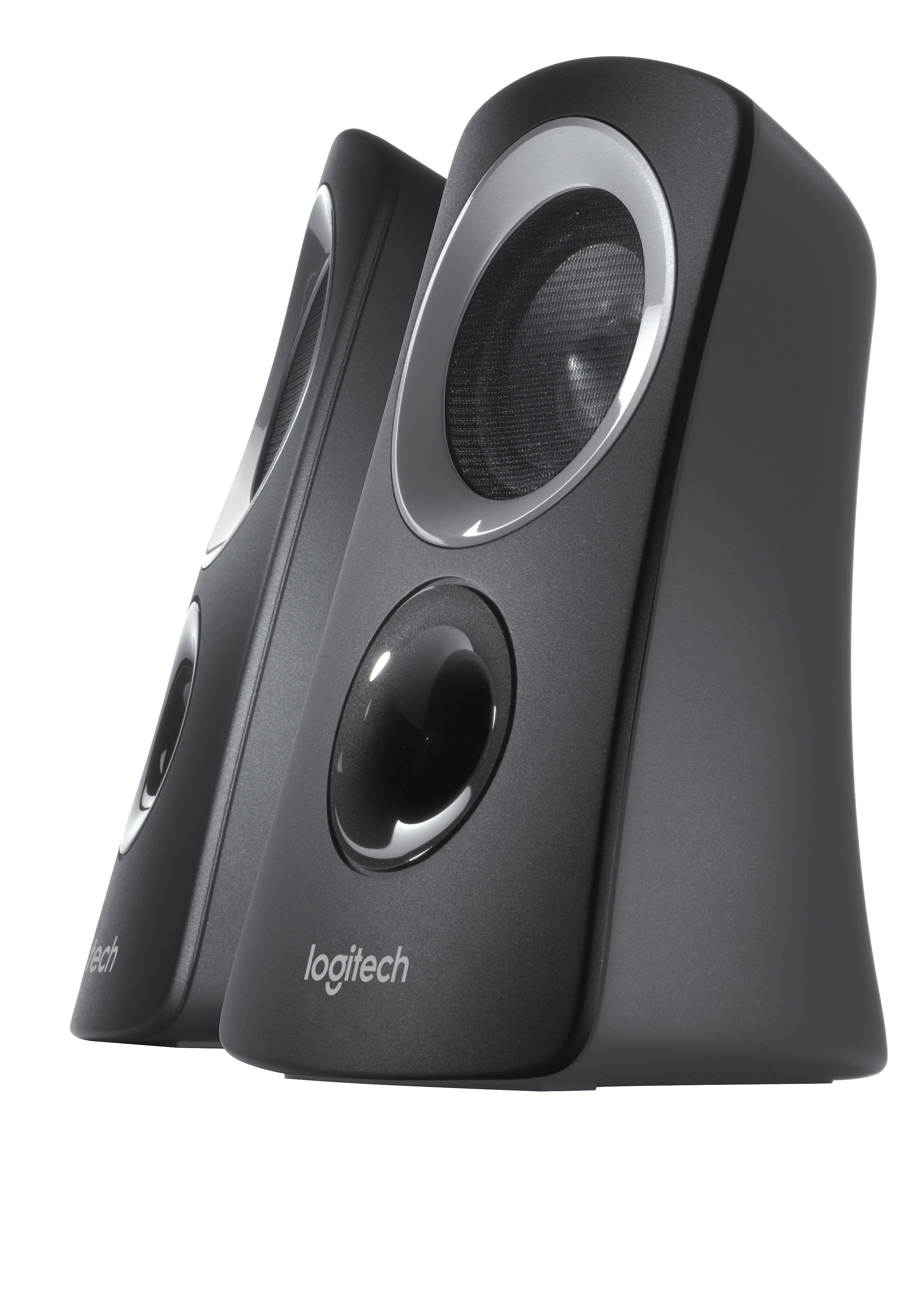 980-000413 Speaker system 2.1 z-313, 2*5+15w, 48-20000hz, line in/out , wired control pod, black Logitech Santreyd  - Вид №3